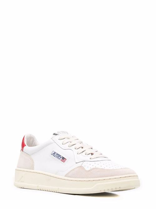 Sneakers con pannelli a contrasto Autry | AULMLS43WHT/RED