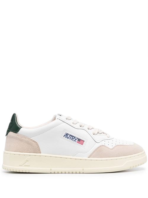 Sneakers bianca/beige/verde scuro AUTRY | AULMLS56WHT/MOUNTAIN