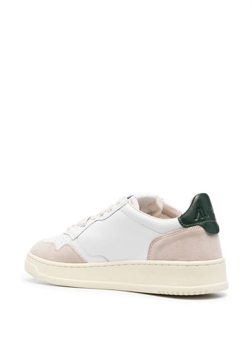 Sneakers bianca/beige/verde scuro AUTRY | AULMLS56WHT/MOUNTAIN