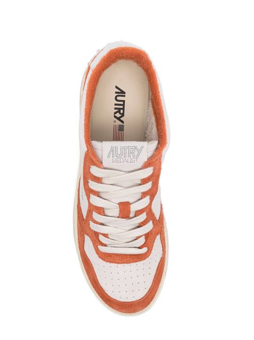 Sneakersa in pelle scamosciata AUTRY | AULMSH11TERRACOTTA