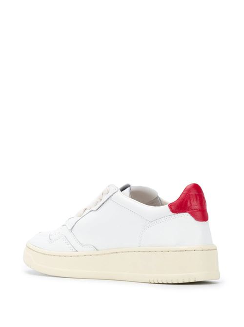 Sneakers with contrasting heel AUTRY | AULWLL21WHT/RED