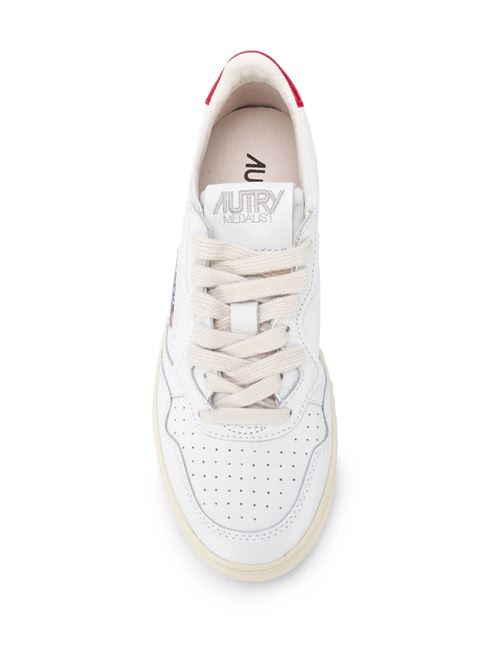 Sneakers with contrasting heel AUTRY | AULWLL21WHT/RED