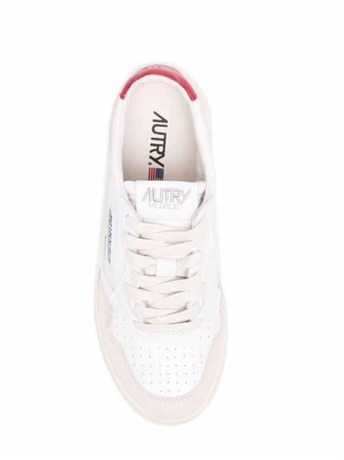 Sneakers con logo Autry | AULWLS43WHT/RED