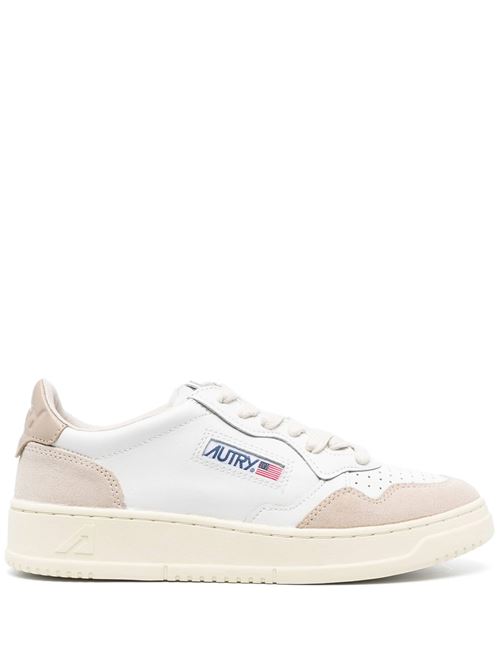 White/beige sneakers AUTRY | AULWLS58WHT/PEPPER