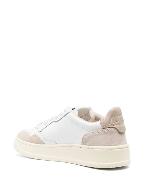 White/beige sneakers AUTRY | AULWLS58WHT/PEPPER