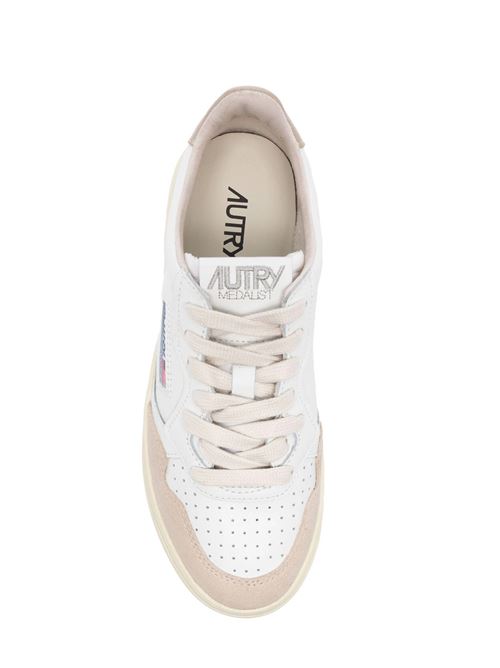 White/beige sneakers AUTRY | AULWLS58WHT/PEPPER