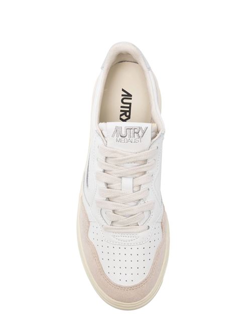 Medalist sneakers with inserts Autry | AULWLS74WHT/SILVER