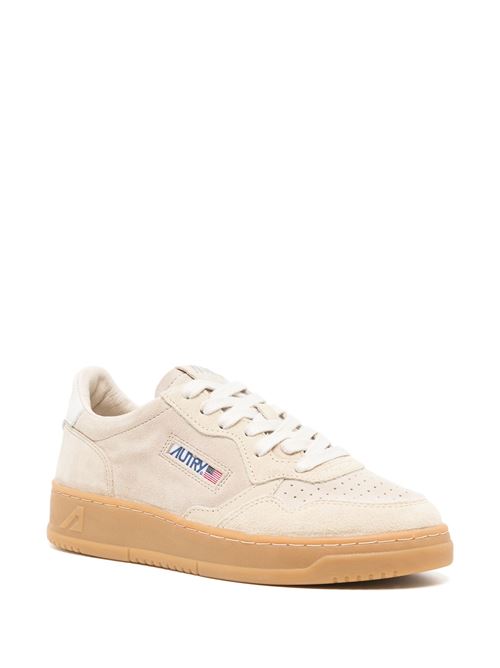 Sand beige/ecru suede sneaker AUTRY | AULWXS17SAND/ECRU