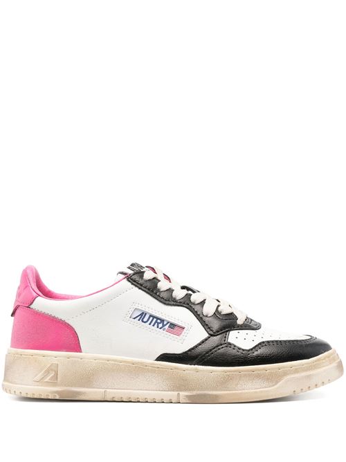 Sneakers Super Vintage con inserti Autry | AVLWSV39BLK/SHCKPNK