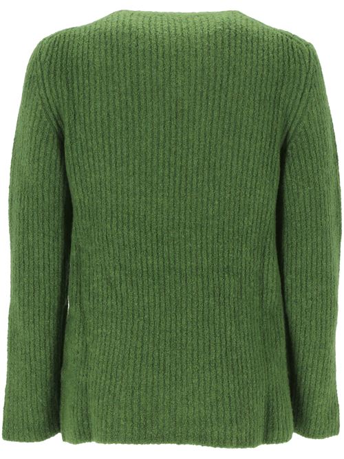 Maglione in lana verde AUTRY | SEPX21WFLIME