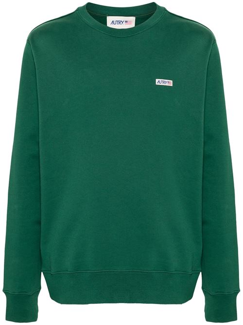 Grass green cotton knit AUTRY | SWPM01JVGREEN