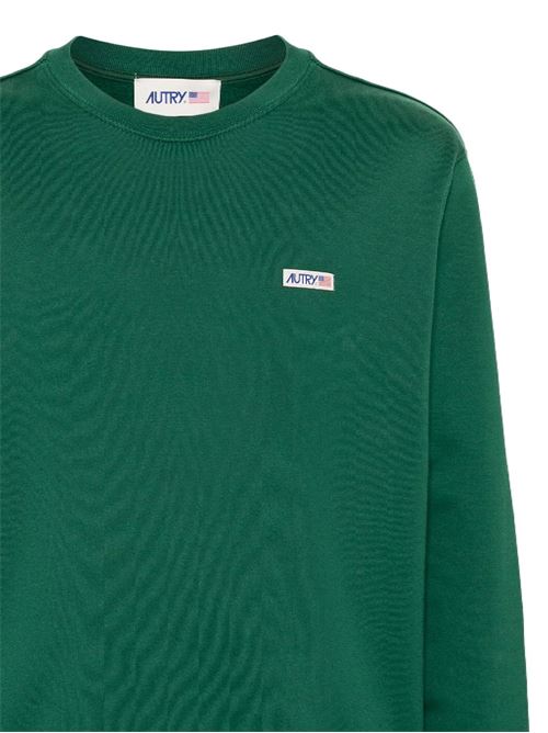 Grass green cotton knit AUTRY | SWPM01JVGREEN