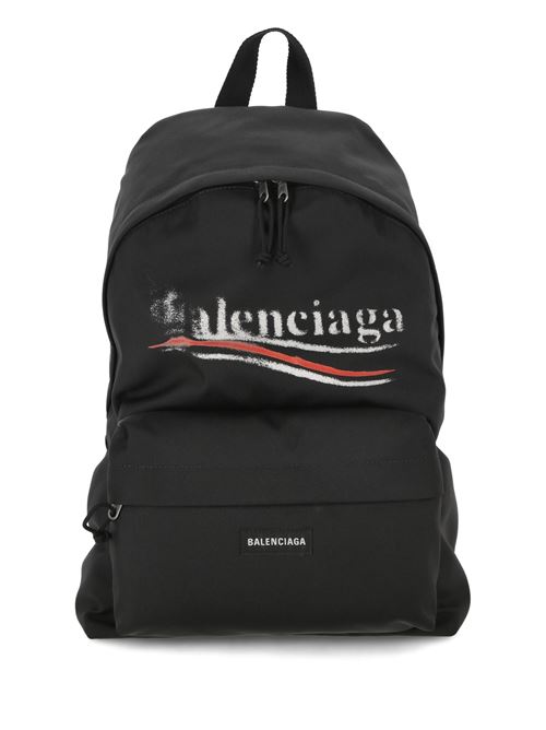 Black canvas backpack Balenciaga | 5032212AA291090