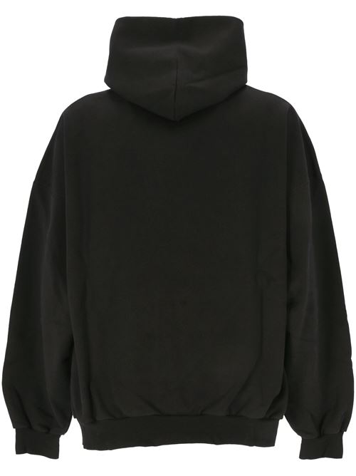 BEVERLY HILLS OVERSIZED HOODIE IN BLACK/WHITE Balenciaga | 739024TQVS79034