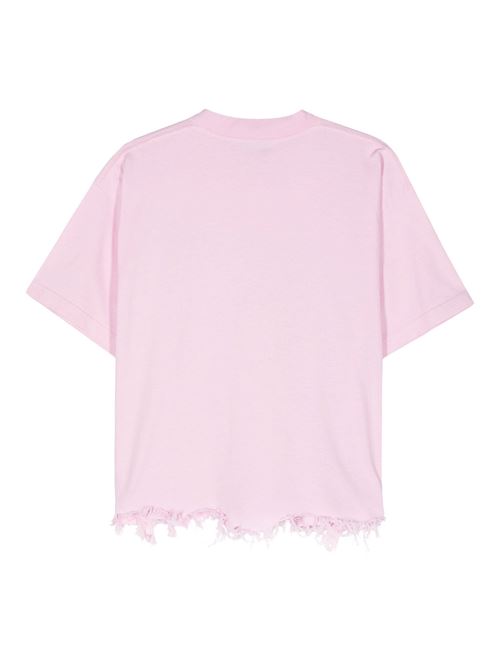 T-shirt crop con ricamo BB Classic Balenciaga | 783399TQVS85708