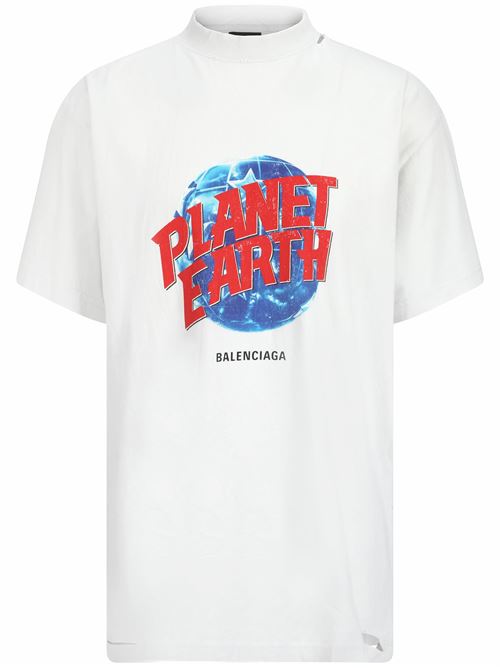 T-shirt Planet Earth BALENCIAGA | 787349TRVC99012