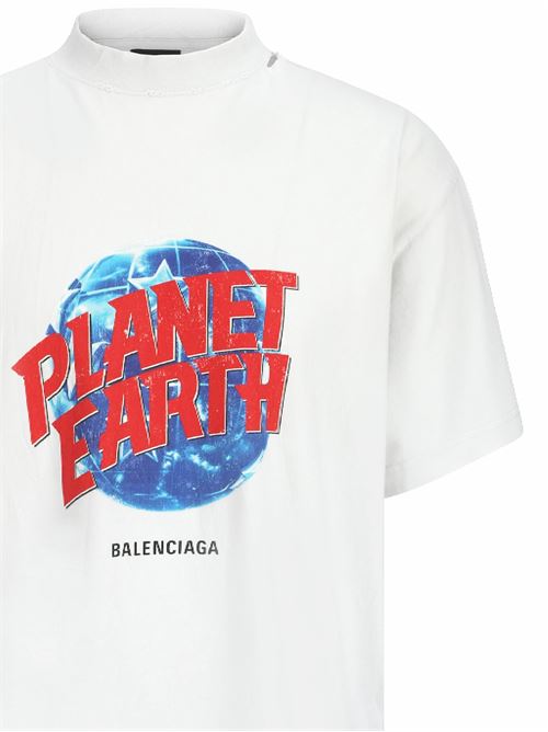 T-shirt Planet Earth BALENCIAGA | 787349TRVC99012