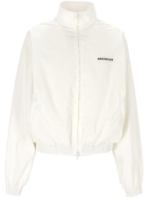 Mirror Balenciaga Regular Tracksuit Jacket in White Balenciaga | 790745TPQ389000