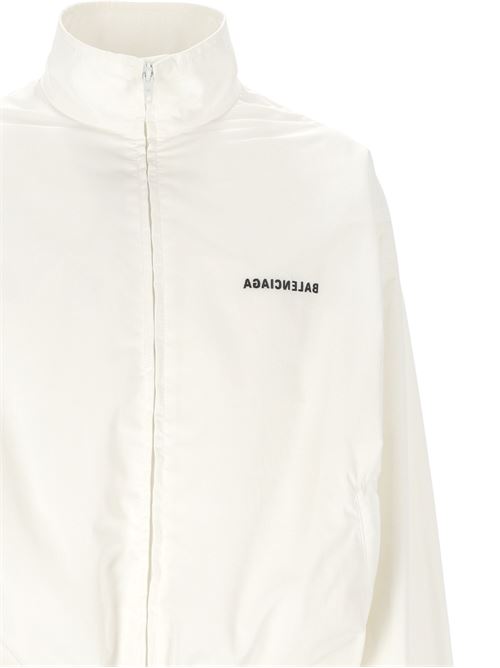 Mirror Balenciaga Regular Tracksuit Jacket in White Balenciaga | 790745TPQ389000