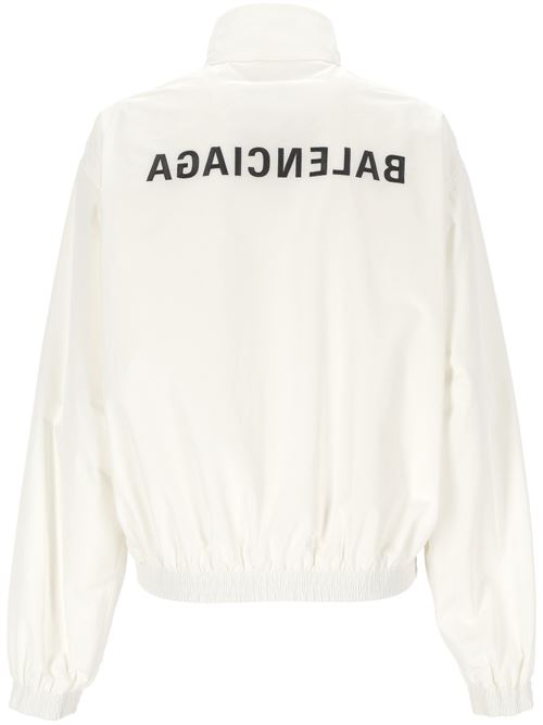 Mirror Balenciaga Regular Tracksuit Jacket in White Balenciaga | 790745TPQ389000