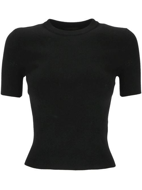 Maglia lana nera a maglia fine BALENCIAGA | 793612T52151000