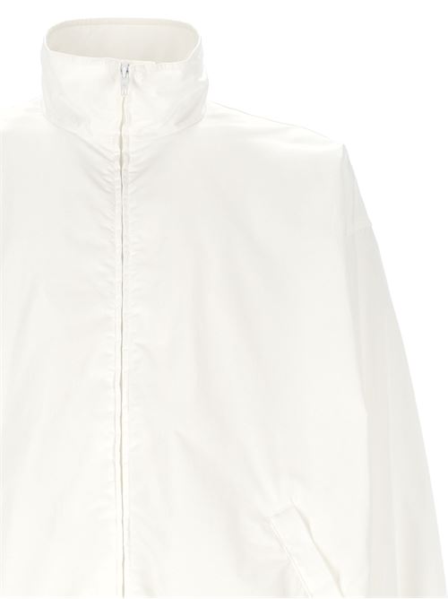 White cotton blend jacket Balenciaga | 794468TPQ389000