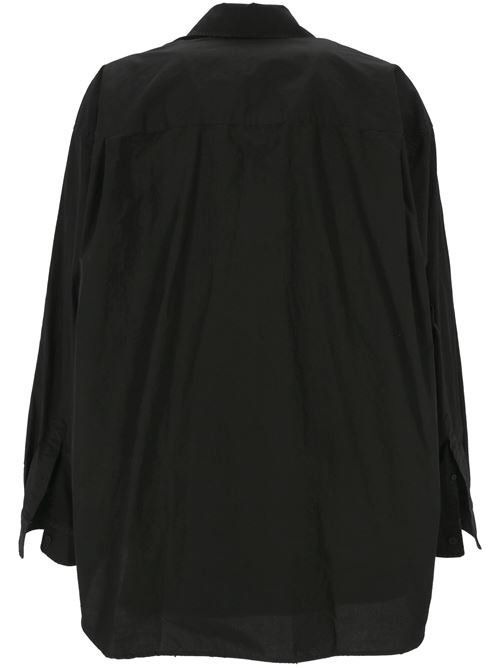 MEN'S LAYERED UNITY SPORTS ICON OVERSIZED SHIRT IN BLACK Balenciaga | 794656TNM601000