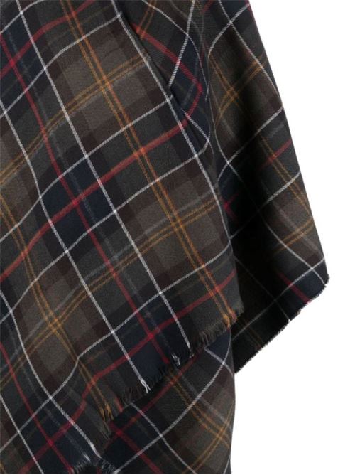 Montieth checked poncho Barbour | LSC0423LSCTN11