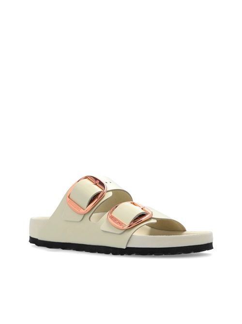 ARIZONA BIG BUCKLE ECRU SHINY SANDALS BIRKENSTOCK | 1027850ECRU