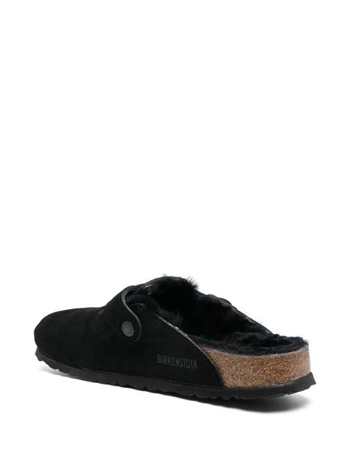 Sandalo Arizona con pelliccia BIRKENSTOCK | 259883BLACK/BLACK