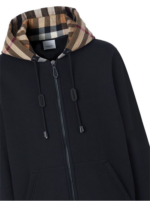 Checked hoodie Burberry | 8060705X