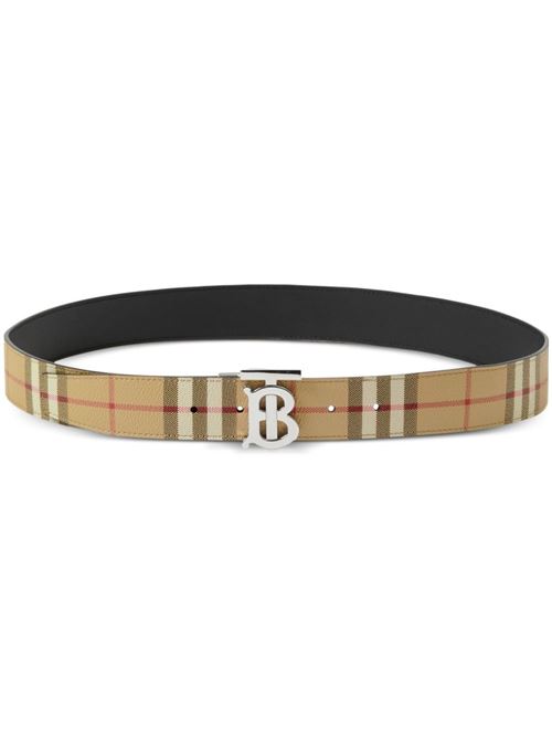 Check/Leather Reversible Belt BURBERRY | 8069853X