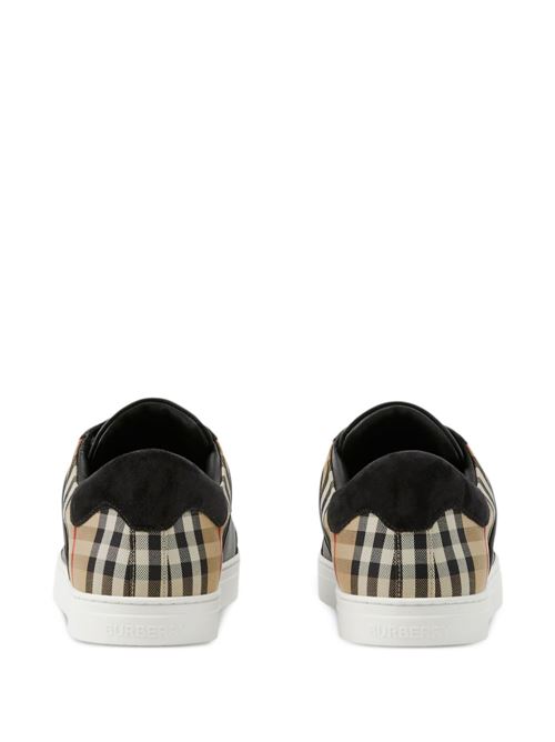 Sneakers  di pecora scamosciata di vitello motivo Burberry | 8070818X