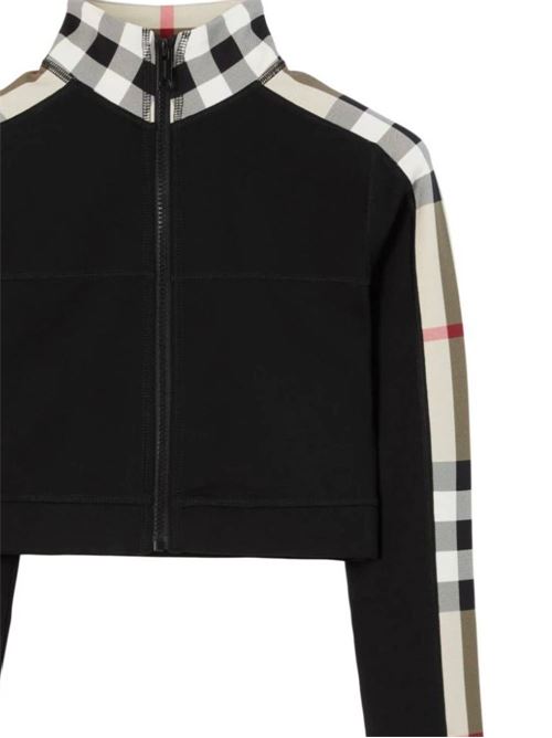 Cropped Check Trim Stretch Jersey Zip  Burberry | 8072191X