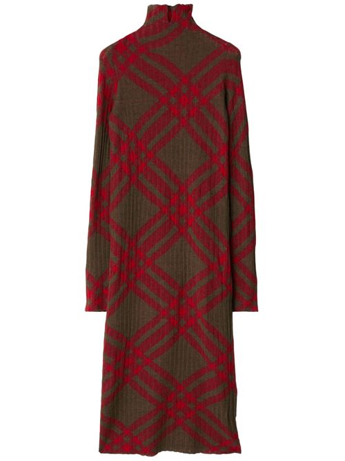 Wool blend red/brown dress BURBERRY | 8093580X