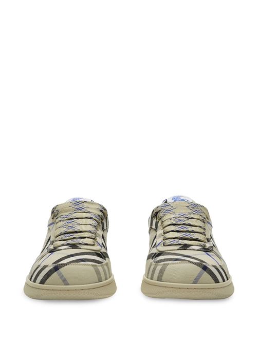 Beige/black/blue sneakers BURBERRY | 8095275X