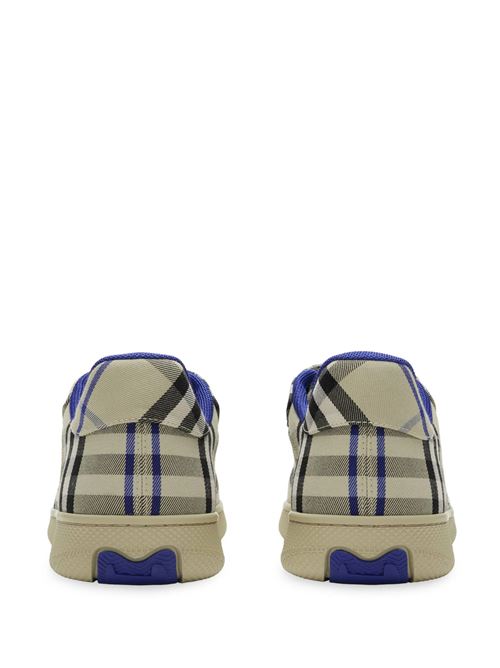 Beige/black/blue sneakers BURBERRY | 8095275X