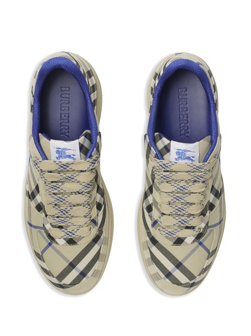 Beige/black/blue sneakers BURBERRY | 8095275X