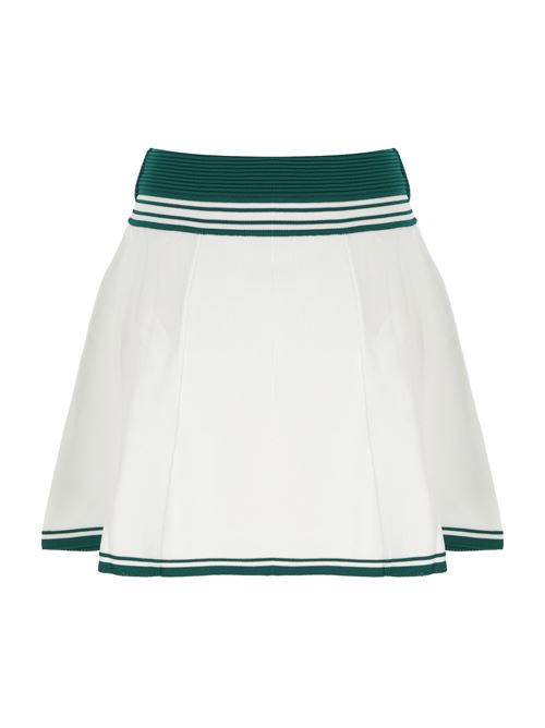 knitted mini skirt Casablanca | WF24KW74301WHITE