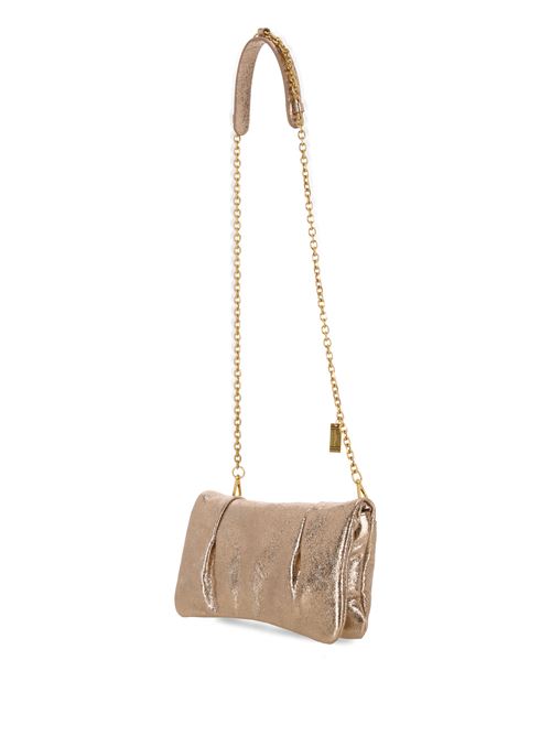 Glenda women's clutch bags in champagne-colored leather CHIARINI | BS10995PRTCHAMPAGNE