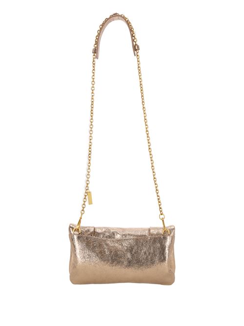 Glenda women's clutch bags in champagne-colored leather CHIARINI | BS10995PRTCHAMPAGNE