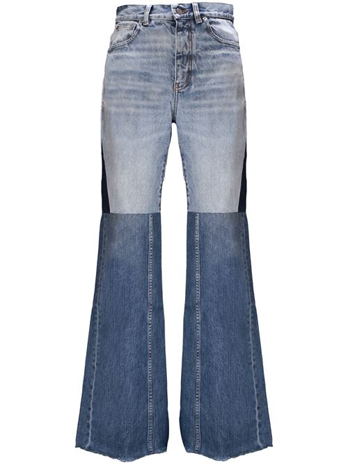 Jeans patchwork tricolori svasati CHLOE | 24WDP141594ZD