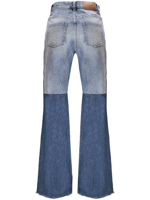 Flared tricolor patchwork jeans Chloè | 24WDP141594ZD