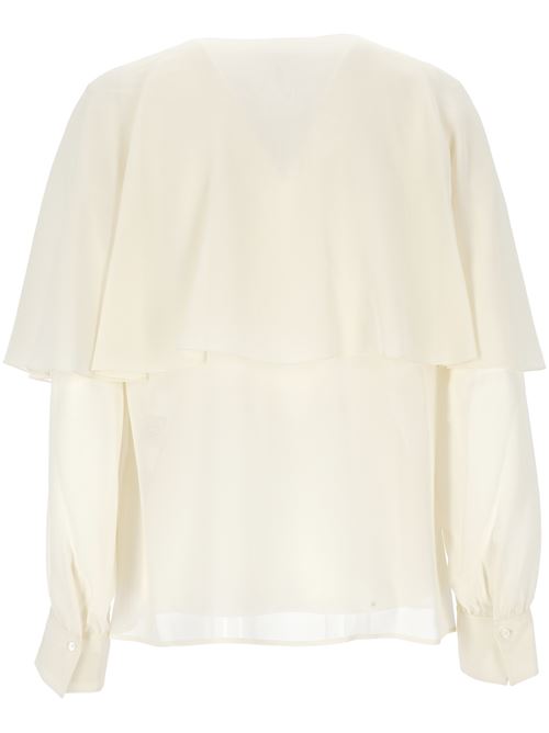 Organic silk georgette cape blouse Chloè | C24AHT03002114