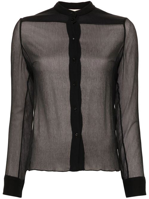 Fitted collarless blouse CHLOE | C24AHT1100648Q