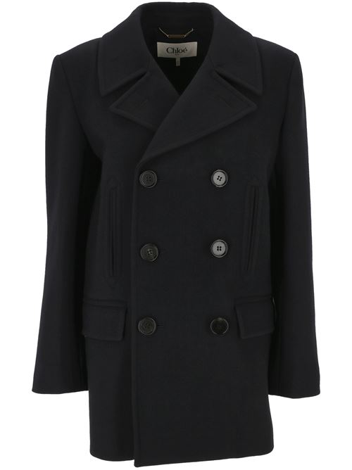 Tailored double-breasted pea coat CHLOE | C24AMA290784D2