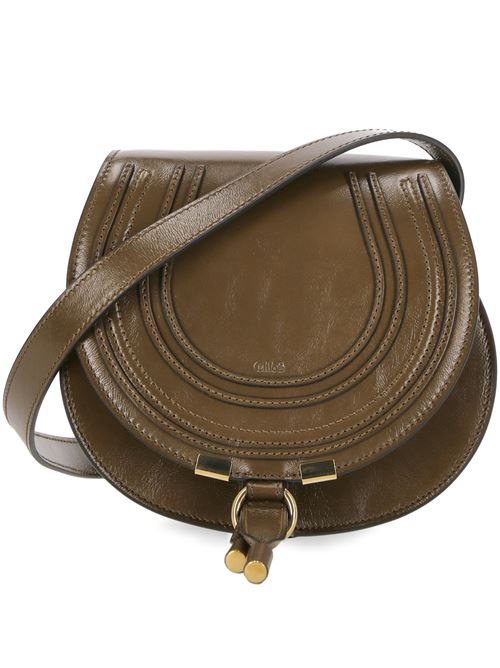 Borsa saddle Marcie piccola in pelle lucida Chloè | C24AS680N5720V