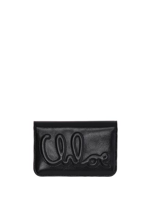 Chloé C bifold wallet in shiny leather Chloè | C24WP447O16001