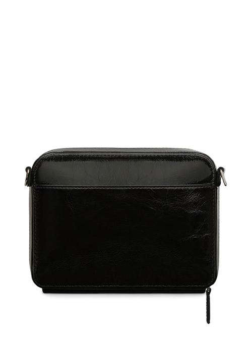 Borsa in pelle nera Courreges | 424GSA146CR00439999