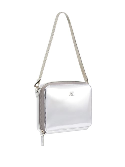 Silver-tone mirrored bag COURREGES | 424GSA146PU00179000